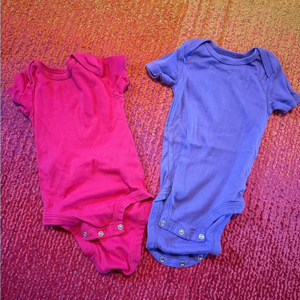 Lamaze ORGANIC cotton onesies 12m - Picture 1 of 3